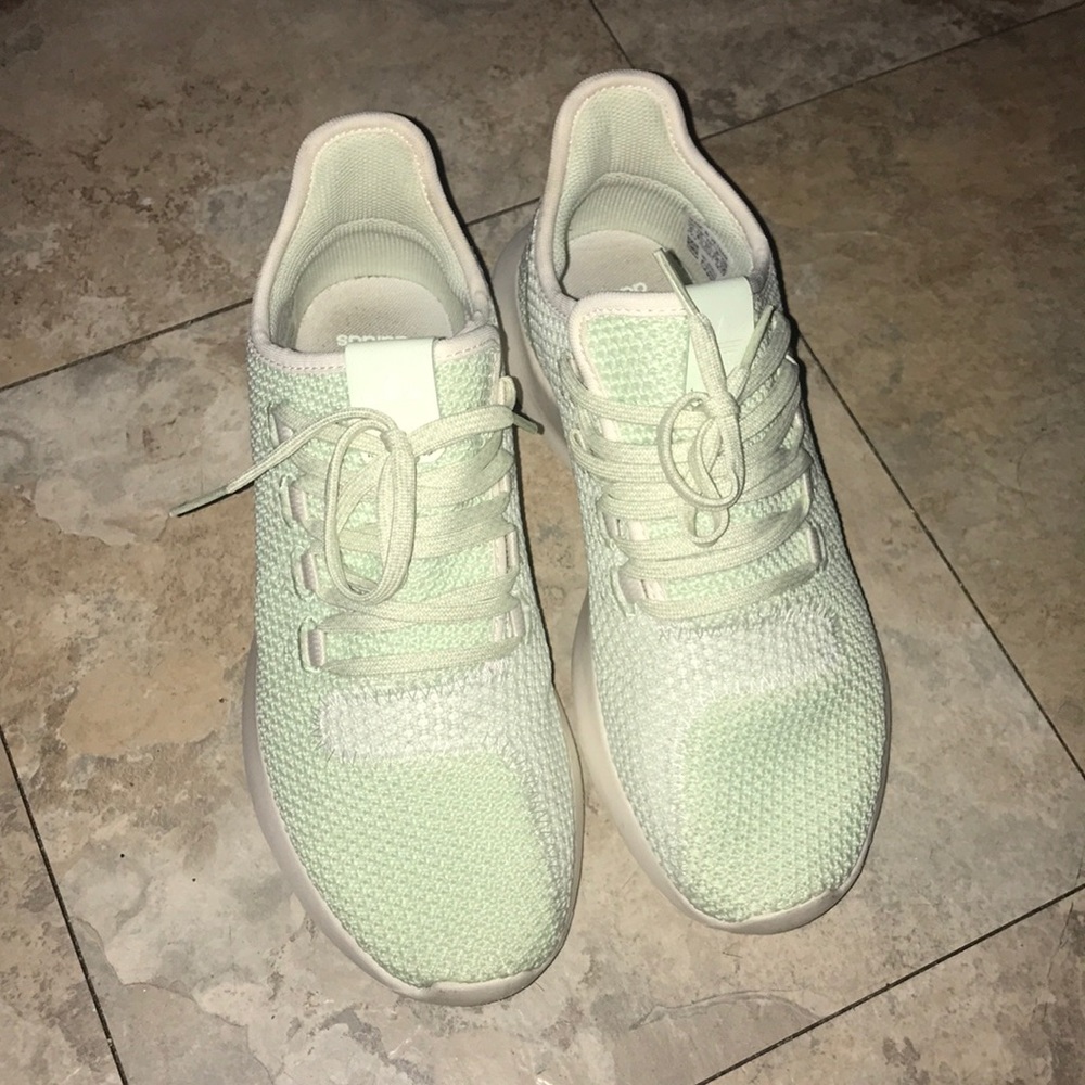 Mint green adidas never worn